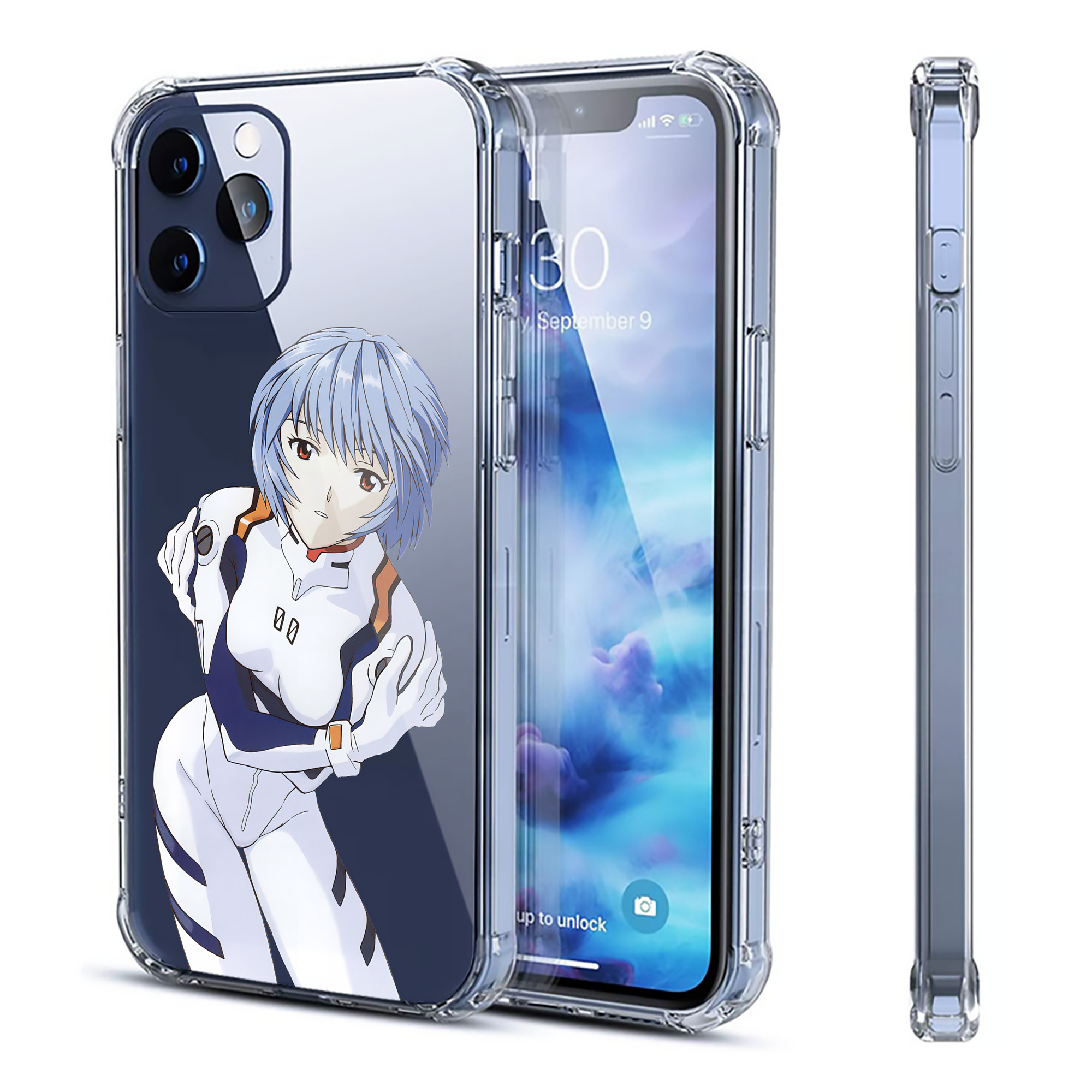 （画像用） EVA 新世紀エヴァンゲリオン 【iPhone 12シリーズ対応】透明スマホケース（クリアソフトケース）
